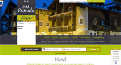 Desktop Screenshot of hotelprimula.it